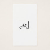 Bruiloft Vraag om geld Visitekaartjes (Achterkant)