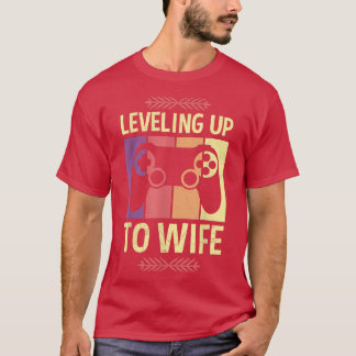Bruiloft vrijgezellenfeest bruid echtgenote  t-shirt