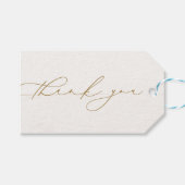 Bruiloft Vrijgezellenfeest gunst dank u groen Cadeaulabel (Voorkant (Horizontaal))