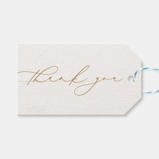 Bruiloft Vrijgezellenfeest gunst dank u groen Cadeaulabel (Voorkant (Horizontaal))