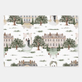 Bruiloft Vrijgezellenfeest Waterverf Inpakpapier Vel (Voorkant 3)