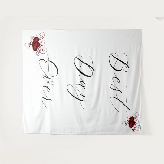 bruiloft wandkleed (Voorkant (horizontaal))