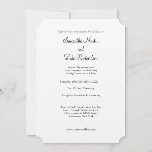 Bruiloft Waterverf Boom Initialen Gesneden in Trun Kaart (Achterkant)