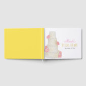 Bruiloft Waterverf Cake Vrijgezellenfeest Gastenboek (Volledig)