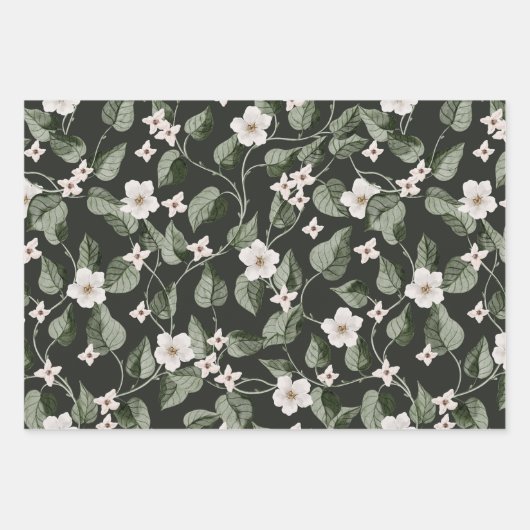 Bruiloft Waterverf Inpakpapier Vel (Voorkant 2)