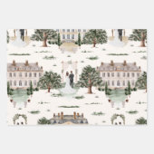 Bruiloft Waterverf Inpakpapier Vel (Voorkant)