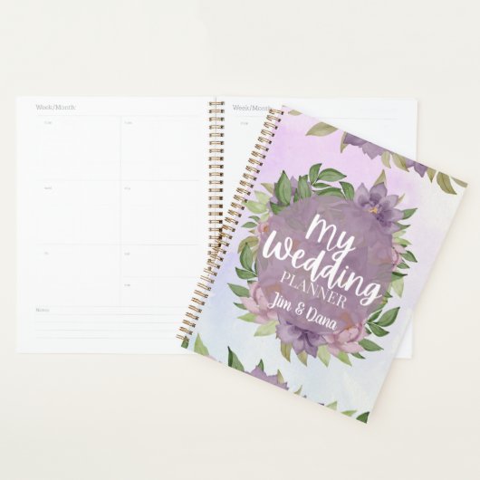 Bruiloft waterverf planner (Display)