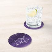 Bruiloft waterverf sterrennacht papier onderzetter (Insitu)