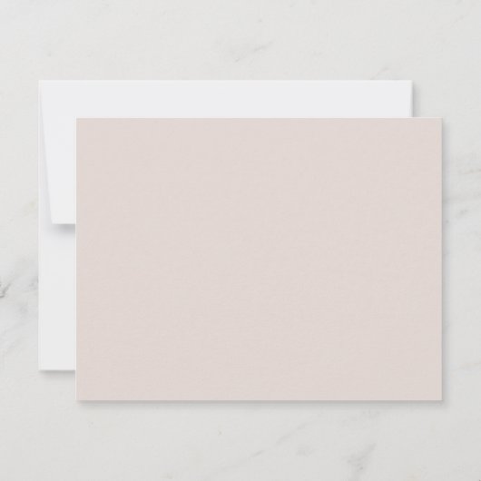 BRUILOFT | Waterverf Stof Roos Blush Pink Silver Save The Date (Achterkant)