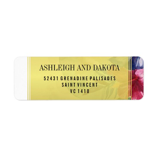 Bruiloft | WATERVERVEN Etiket (Voorkant)