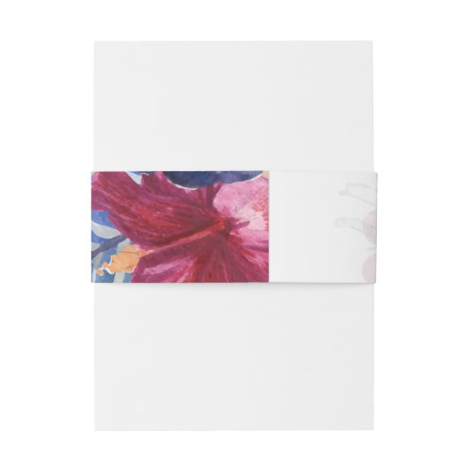 Bruiloft | WATERVERVEN Uitnodigingen Wikkel (Achterkant Voorbeeld)