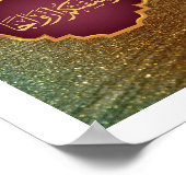 Bruiloft "We Creëer je in paren" in Grand style Poster (Hoek)