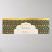 Bruiloft Website Banner Digitaal Bestand Downloade Poster (Voorkant)