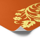 Bruiloft Website Banner Digitaal Bestand Downloade Poster (Hoek)