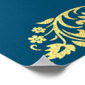 Bruiloft Website Banner Digitaal Bestand Downloade Poster (Hoek)