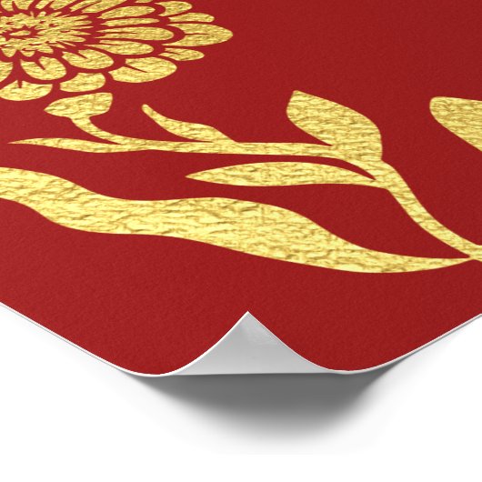 Bruiloft Website Banner Digitaal Bestand Downloade Poster (Hoek)