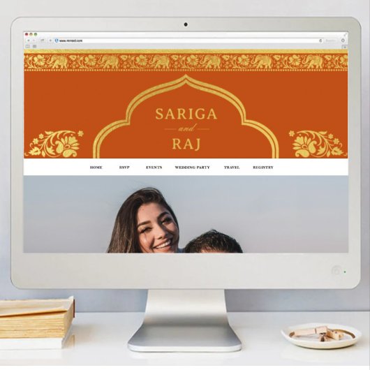 Bruiloft Website Banner Digitaal Bestand Downloade Poster