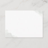 Bruiloft Website Goud Groen Visitekaartje (Achterkant)