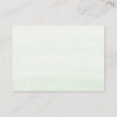 Bruiloft Website Goud Groen Visitekaartje (Achterkant)