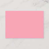 Bruiloft Website Insert Kaart Simple Pink (Achterkant)