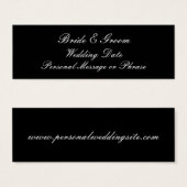 Bruiloft Website Kaart Invoegen voor Uitnodigingen (Voorkant /achterkant)