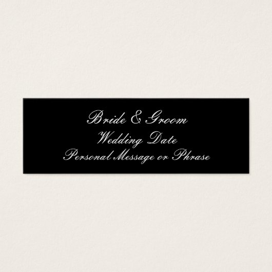 Bruiloft Website Kaart Invoegen voor Uitnodigingen (Voorkant)