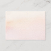 Bruiloft website Pampas gras roze exotische bloeme Visitekaartje (Achterkant)