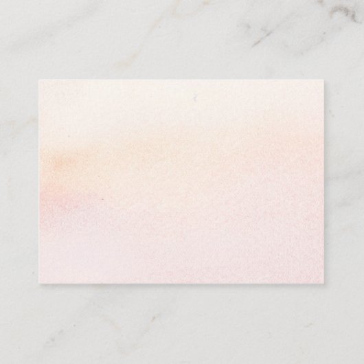 Bruiloft website Pampas gras roze exotische bloeme Visitekaartje (Achterkant)