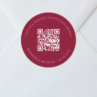 Bruiloft website QR code details rsvp bordeaux