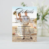 Bruiloft Website QR Code Foto - Register RSVP etc Informatiekaartje (Staand voorkant)