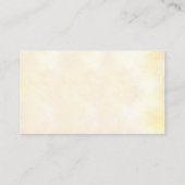 Bruiloft Website Roze Tropische Bloemen & Palmblad Visitekaartje (Achterkant)