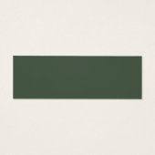 Bruiloft Website RSVP met bergbos dennenboom Mini Visitekaartjes (Achterkant)