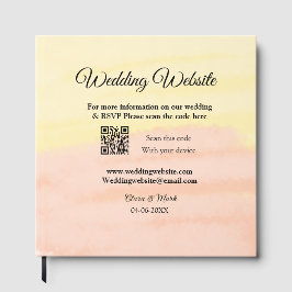 Bruiloft website toevoegen Q R-code scan voeg naam Gastenboek