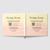 Bruiloft website toevoegen Q R-code scan voeg naam Gastenboek (Volledig)