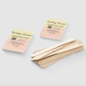 Bruiloft website toevoegen Q R-code scan voeg naam Handwaaier (Niet-gemonteerd)