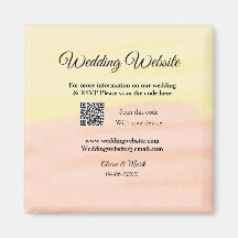 Bruiloft website toevoegen Q R-code scan voeg naam