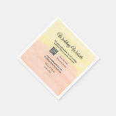 Bruiloft website toevoegen Q R-code scan voeg naam Servet (Hoek)