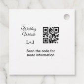 Bruiloft website toevoegen van een code paar naam bedankjes labels (Achterkant)