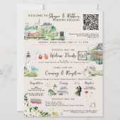 Bruiloft Weekend Route | Newport, RI Kaart (Voorkant)