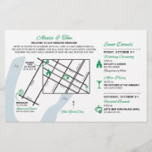 Bruiloft Weekend Welkomstkaart - CUSTOM voor ALEXI (Voorkant)