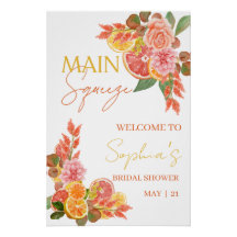 Bruiloft Welcome Bord Main Squeeze