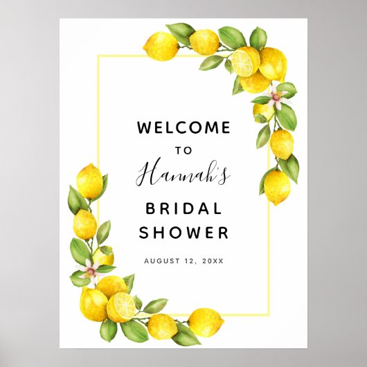 Bruiloft Welcome Bord voor Dames Poster (Voorkant)