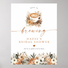 Bruiloft Welcome Coffee, Liefde Is Aan Het Brouwen