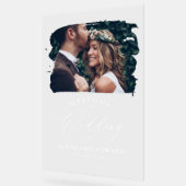 Bruiloft Welkom Acryl Sign met Foto Bord (Hoek)