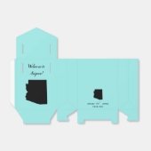 Bruiloft Welkom bij Arizona Favor Box, State Map Bedankdoosjes (Uitgevouwen)