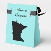Bruiloft Welkom bij Minnesota Favor Box State Kaar Bedankdoosjes (Achterkant)