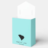 Bruiloft Welkom bij South Carolina Favor Box, Kaar Bedankdoosjes (Geopend)