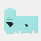 Bruiloft Welkom bij South Carolina Favor Box, Kaar Bedankdoosjes (Uitgevouwen)