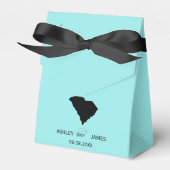 Bruiloft Welkom bij South Carolina Favor Box, Kaar Bedankdoosjes (Voorkant Zijde)