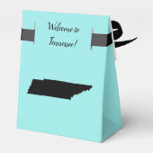 Bruiloft Welkom bij Tennessee Favor Box, Kaart Bedankdoosjes (Achterkant)